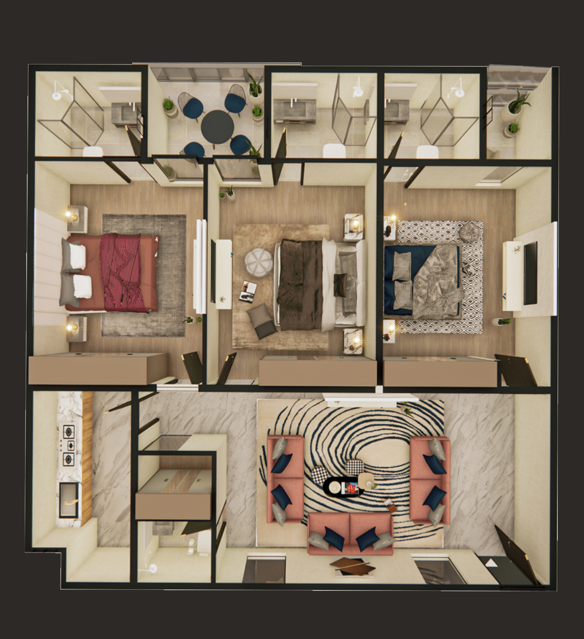 3BHK Luxury Apartment